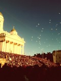 Longest sunset ever, thank to Helsinki